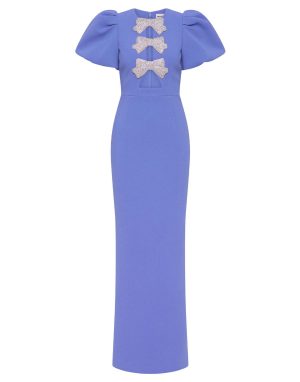 <b>REBECCA VALLANCE ★ FW25</b><br/>VIOLETTA PUFF SLEEVE GOWN